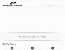 Tablet Screenshot of lirioshippinglines.com